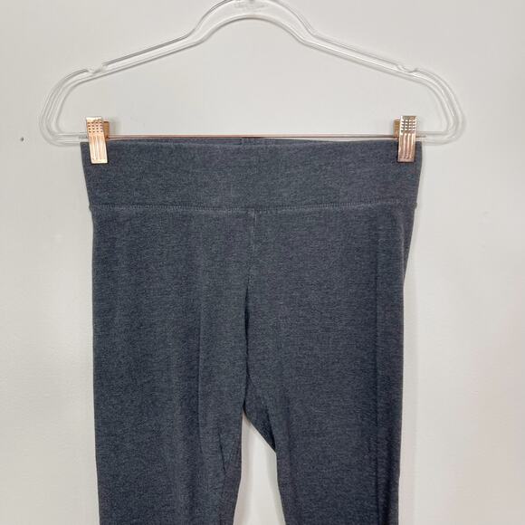 Hue Heather Womens Small S Gray Leggings Casual Cotton Stretch Pull On Grey - Picture 3 of 8